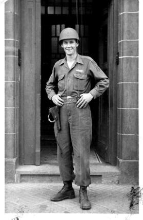 Pfc Hubert Johnson E/255th Inf Germany 1945