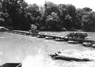 C/263d Engr Bn completed pontoon bridge