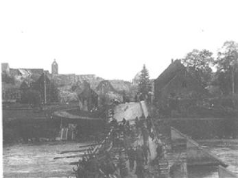 Destgroyed Danube River Bridge