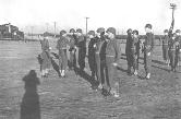263d Engr Officers at Retreat Parade