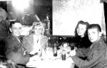 Soper and wife in New York prior to shipping to Europe 1945