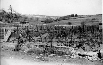 Soper, 63d Band at the Siegfried Line, Germany Mar 45