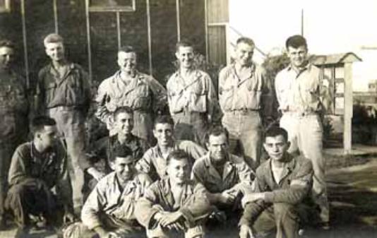 Hq Co 254th Inf troops at Cp Van Dorn, MS 1944