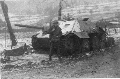 Beckett Hq Co 254th Inf in Kaysersburg, France Jan 45