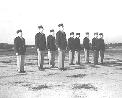 263d Engr Bn Staff on parade Cp Van Dorn MS