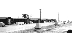 View of barracks along 16th Street