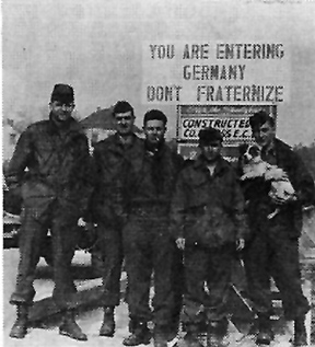 Soldiers from Hq 63d Inf Div-Germany 1945