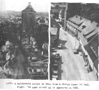 Waldenburg Germany during the battle